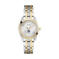 Women's Bulova  Silver Shawnee State Bears Two-Tone Stainless Steel Watch