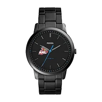 Men's Fossil  Black St. Mary's Cardinals Minimalist Slim Stainless Steel Watch