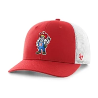 Men's '47 Red Nebraska Huskers Trucker Adjustable Hat