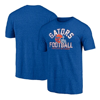 Men's Champion Royal Florida Gators Big & Tall Football Helmet T-Shirt