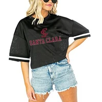 Women's Gameday Couture  Black Santa Clara Broncos Game Face Fashion Jersey