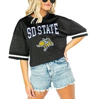 Women's Gameday Couture  Black South Dakota State Jackrabbits Game Face Fashion Jersey