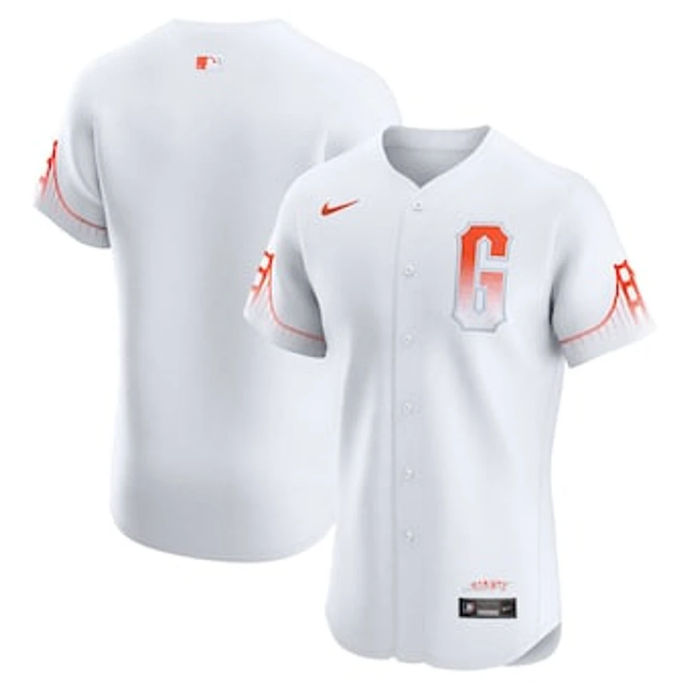 Men's Nike  White San Francisco Giants City Connect Elite Jersey