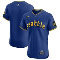 Men's Nike Royal Seattle Mariners City Connect Elite Jersey