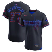 Men's Nike Vladimir Guerrero Jr. Navy Toronto Blue Jays 2024 City Connect Elite Player Jersey