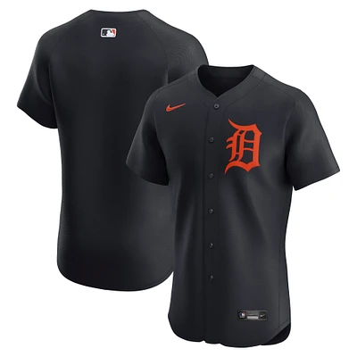 Men's Nike Navy Detroit Tigers Alternate Elite Jersey