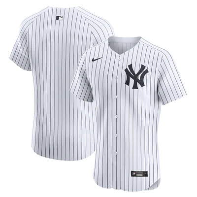 Men's Nike White New York Yankees Home Elite Jersey