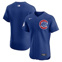 Men's Nike Royal Chicago Cubs Alternate Vapor Premier Elite Patch Jersey