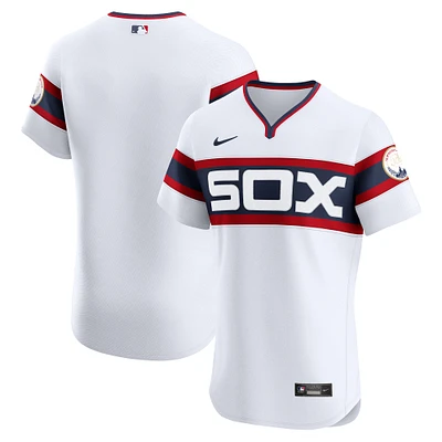 Men's Nike White Chicago Sox Alternate Vapor Premier Elite Patch Jersey