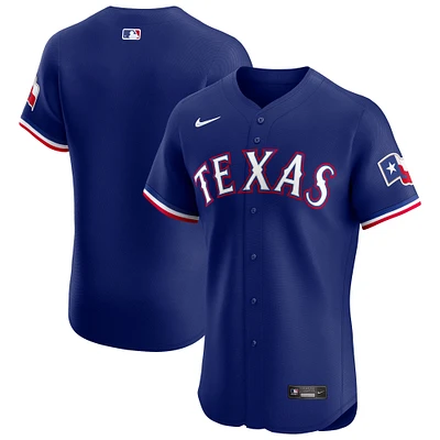 Men's Nike Royal Texas Rangers Alternate Vapor Premier Elite Patch Jersey