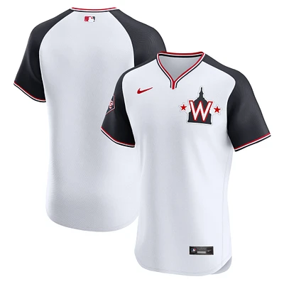 Men's Nike White Washington Nationals Alternate Vapor Premier Elite Patch Jersey