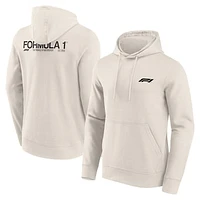 Men's White Formula 1 End Credits Pullover Hoodie