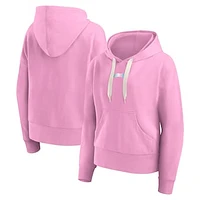 Women's Pink Formula 1 Merchandise Y2K Badge Pullover Hoodie