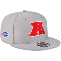 Men's New Era Gray Buffalo Bills 2024 Pro Bowl 9FIFTY Adjustable Snapback Hat