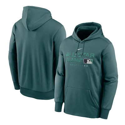 Men's Nike  Teal 2023 MLB All Star Game Therma Fleece Pullover Hoodie