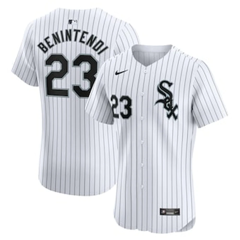 Men's Nike Andrew Benintendi White Chicago Sox Home Elite Player Jersey