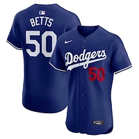 Men's Nike Mookie Betts Royal Los Angeles Dodgers Alternate Elite Player Jersey