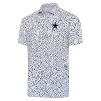 Men's Antigua White Dallas Cowboys Motion Polo