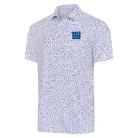 Men's Antigua White New York Giants Motion Polo