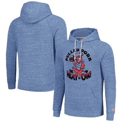 Unisex Homage Light Blue Carolina Panthers NFL x Guy Fieri’s Flavortown Tri-Blend Pullover Hoodie