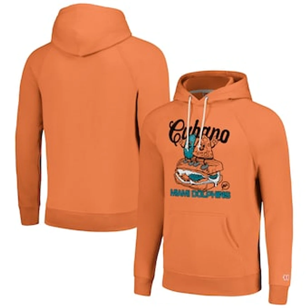 Unisex Homage Gray Miami Dolphins NFL x Guy Fieri’s Flavortown Tri-Blend Pullover Hoodie