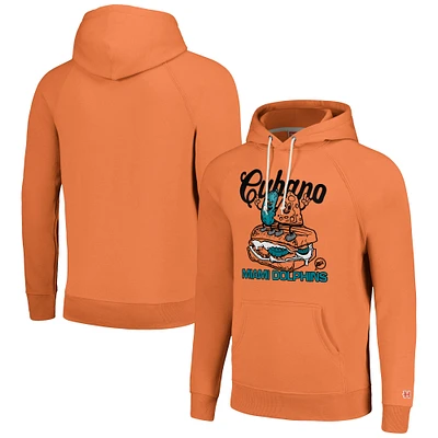 Unisex Homage Gray Miami Dolphins NFL x Guy Fieri’s Flavortown Tri-Blend Pullover Hoodie