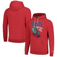 Unisex Homage Red New York Giants NFL x Guy Fieri’s Flavortown Tri-Blend Pullover Hoodie