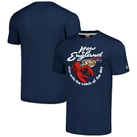 Unisex Homage Navy New England Patriots NFL x Guy Fieri’s Flavortown Tri-Blend T-Shirt