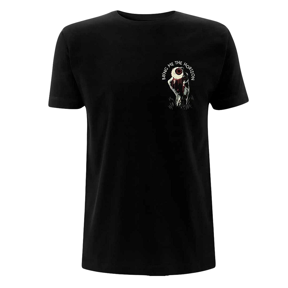 Unisex Black Bring Me the Horizon Zombie Eye T-Shirt