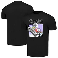 Unisex  Black LINE FRIENDS Weekend T-Shirt