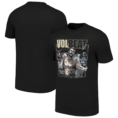 Unisex  Black Volbeat Seal The Deal Cover T-Shirt