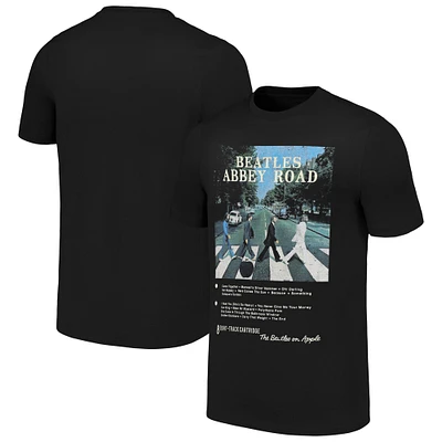 Unisex  Black The Beatles Abbey Road 8 Track T-Shirt