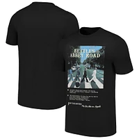Unisex  Black The Beatles Abbey Road 8 Track T-Shirt