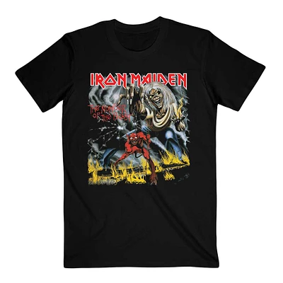 Unisex  Black Iron Maiden Number Of The Beast T-Shirt
