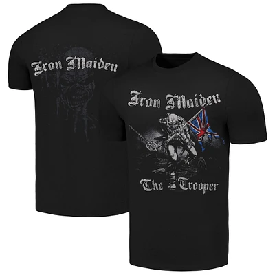 Unisex  Black Iron Maiden Sketched Trooper T-Shirt