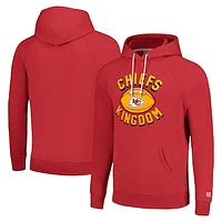 Unisex Homage Red Kansas City Chiefs Hyperlocal Raglan Pullover Hoodie