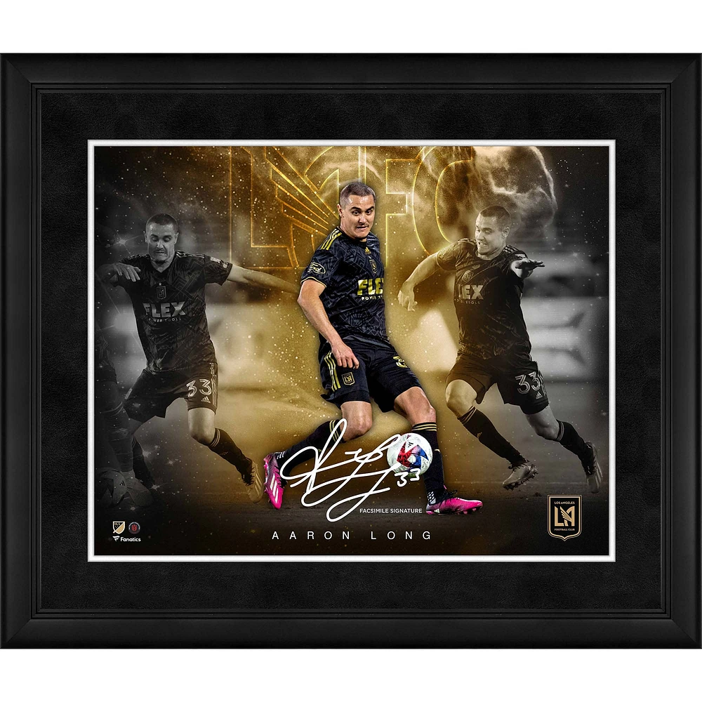 Aaron Long LAFC Framed 16" x 20" Stars of the Game Collage - Facsimile Signature