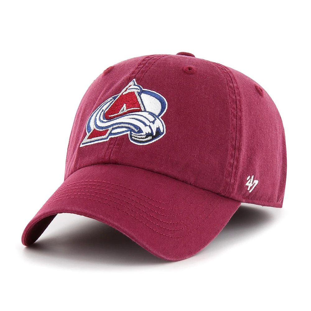 Men's '47 Burgundy Colorado Avalanche Classic Franchise Fitted Hat