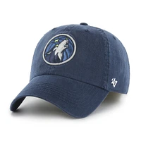 Men's '47 Navy Minnesota Timberwolves  Classic Franchise Fitted Hat