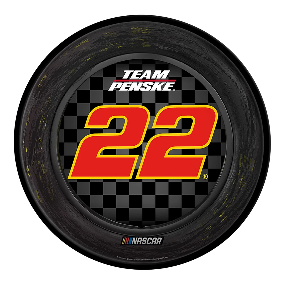 Joey Logano 17.5" Modern Disc Wall Sign