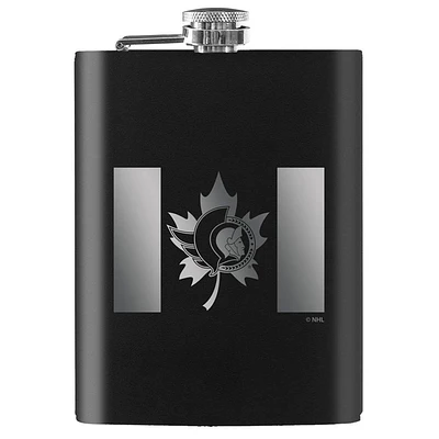 Ottawa Senators 2023 Canada Day 8oz. Laser Etched Flask