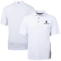 Men's Cutter & Buck PGA TOUR Volunteers Big Tall Virtue Eco Pique Tile Print Recycled Polo
