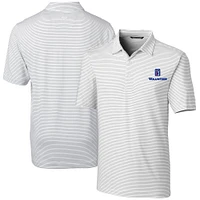 Men's Cutter & Buck PGA TOUR Volunteers Big Tall Forge Pencil Stripe Stretch Polo