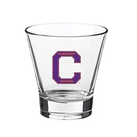 Clemson Tigers 12oz. Slant Vault Rock Glass