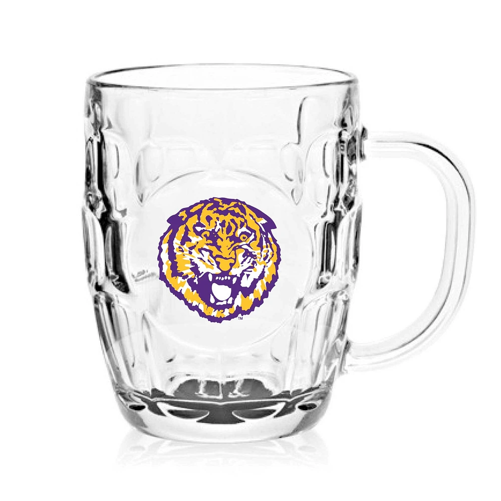 LSU Tigers 20oz. Dimpled Glass Mug