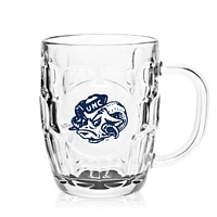 North Carolina Tar Heels 20oz. Dimpled Glass Mug