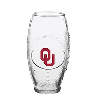 Oklahoma Sooners 23oz. Football Glass