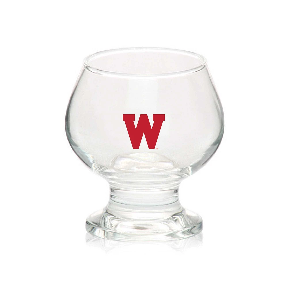 Wisconsin Badgers 7oz. Balloon Glass