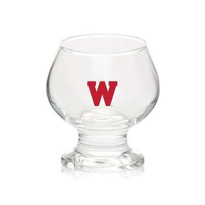 Wisconsin Badgers 7oz. Balloon Glass