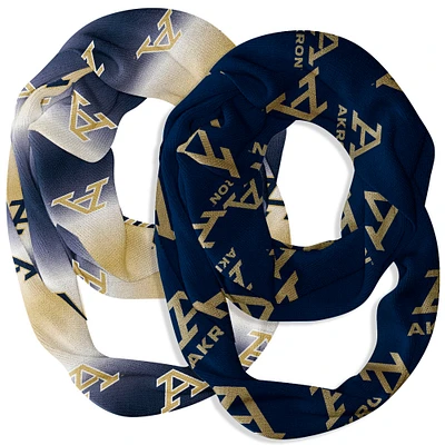 Vive La Fete  Akron Zips Two-Piece Infinity Scarves Set